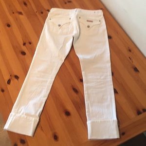 Hudson Ginny crop jeans with cuff size 27